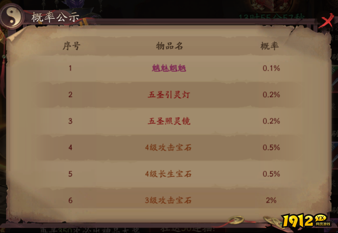 《斩魔问道高爆版》概率公示 《斩魔问道高爆版》概率公示