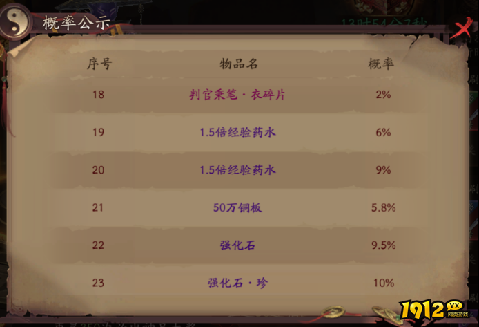 《斩魔问道高爆版》概率公示 《斩魔问道高爆版》概率公示