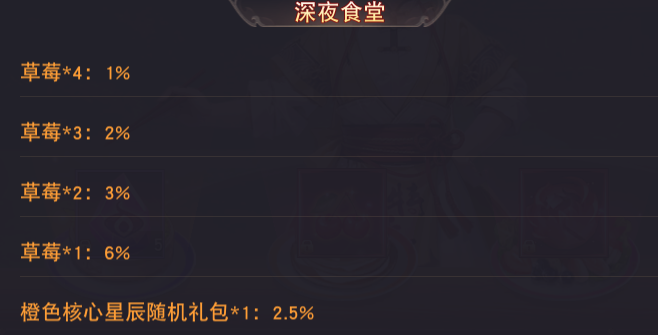 《仙梦奇缘三端》概率公示