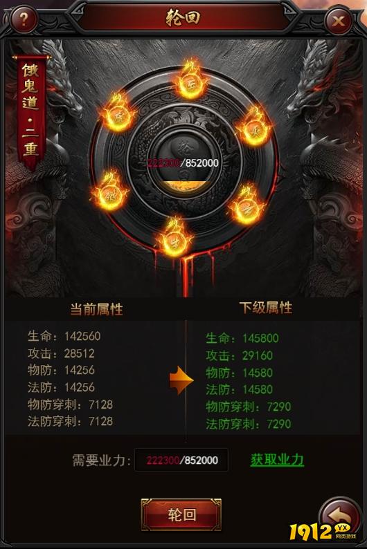 《决战沙邑》轮回系统