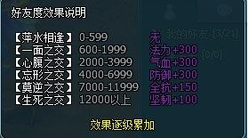 《梦幻飞仙》好友系统