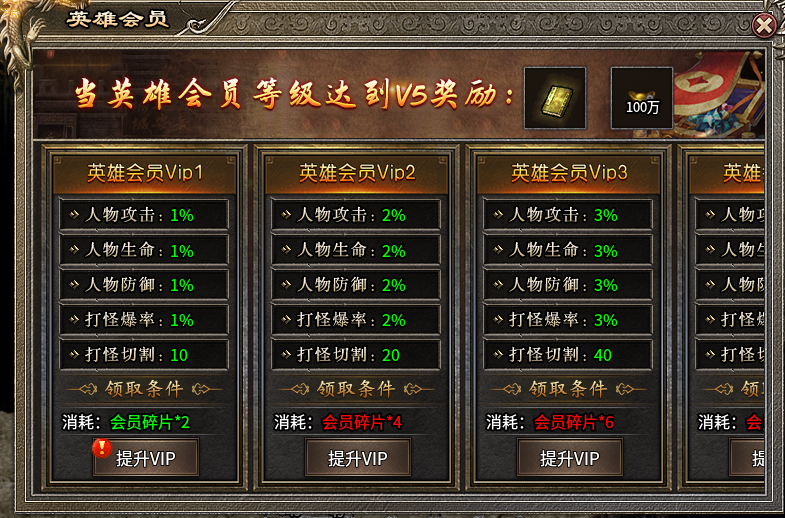 《梦幻封神》VIP介绍