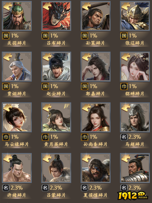 《烈火战神2》概率公示