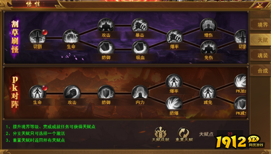 《霸者天下》境界系统 《霸者天下》境界系统