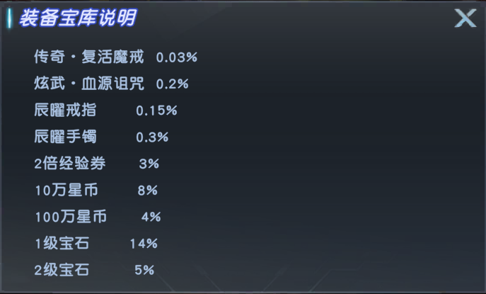 《源战役》概率公示 《源战役》概率公示